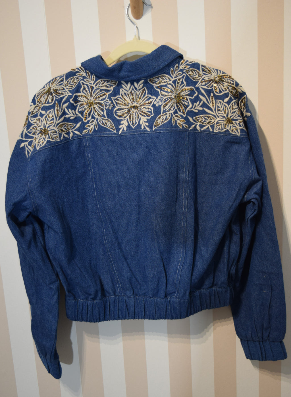 Chaqueta Vaquera Con Pedrería