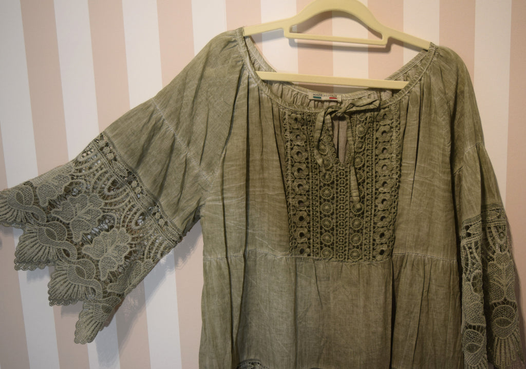 Blusa Ibicenca Talla Grande