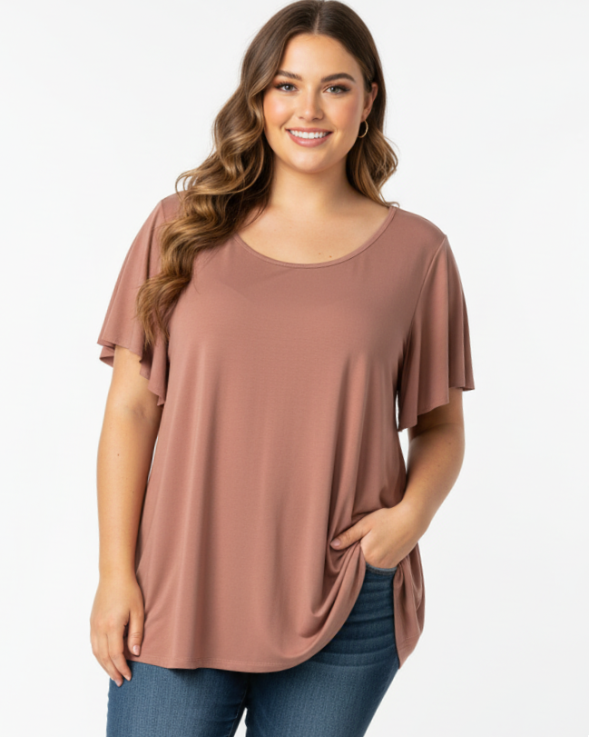 Camiseta Vaporosa Talla Grande