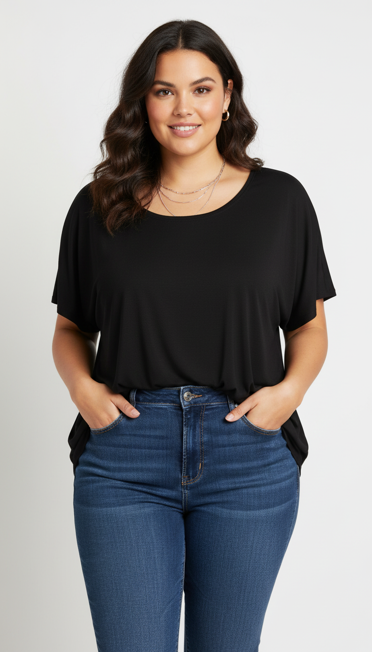 Camiseta Vaporosa Talla Grande