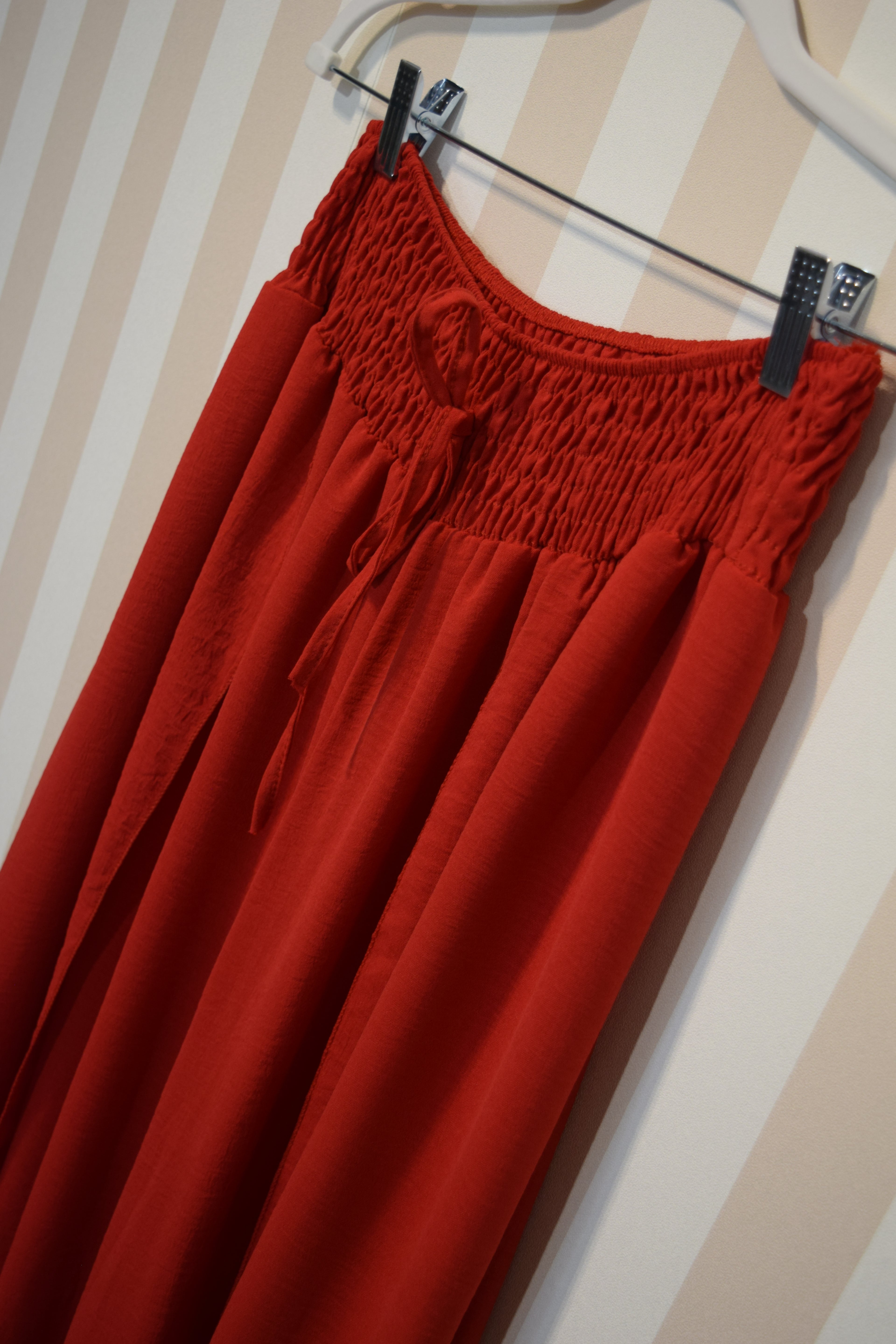Pantalón vaporoso abierto Talla Grande