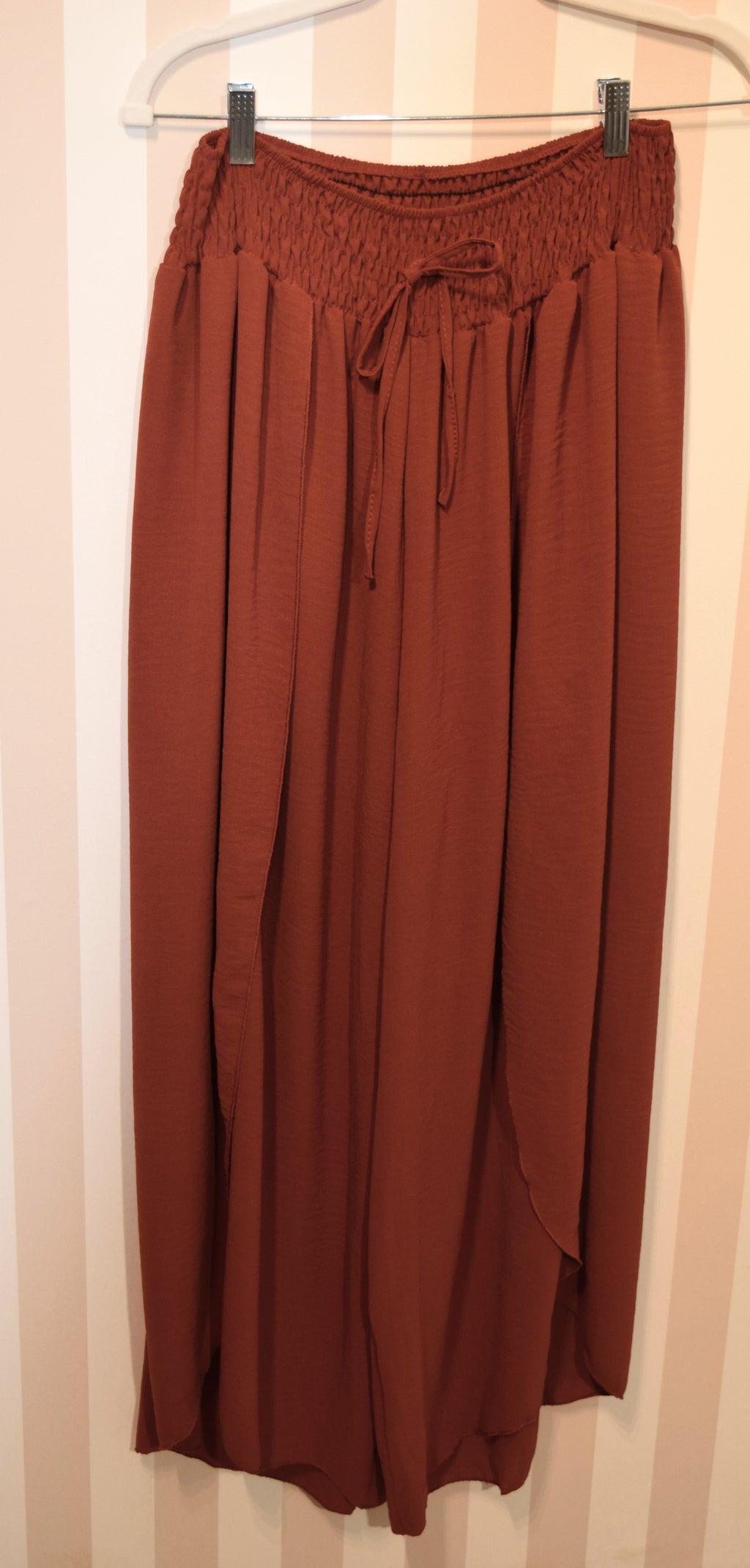 Pantalón vaporoso abierto Talla Grande