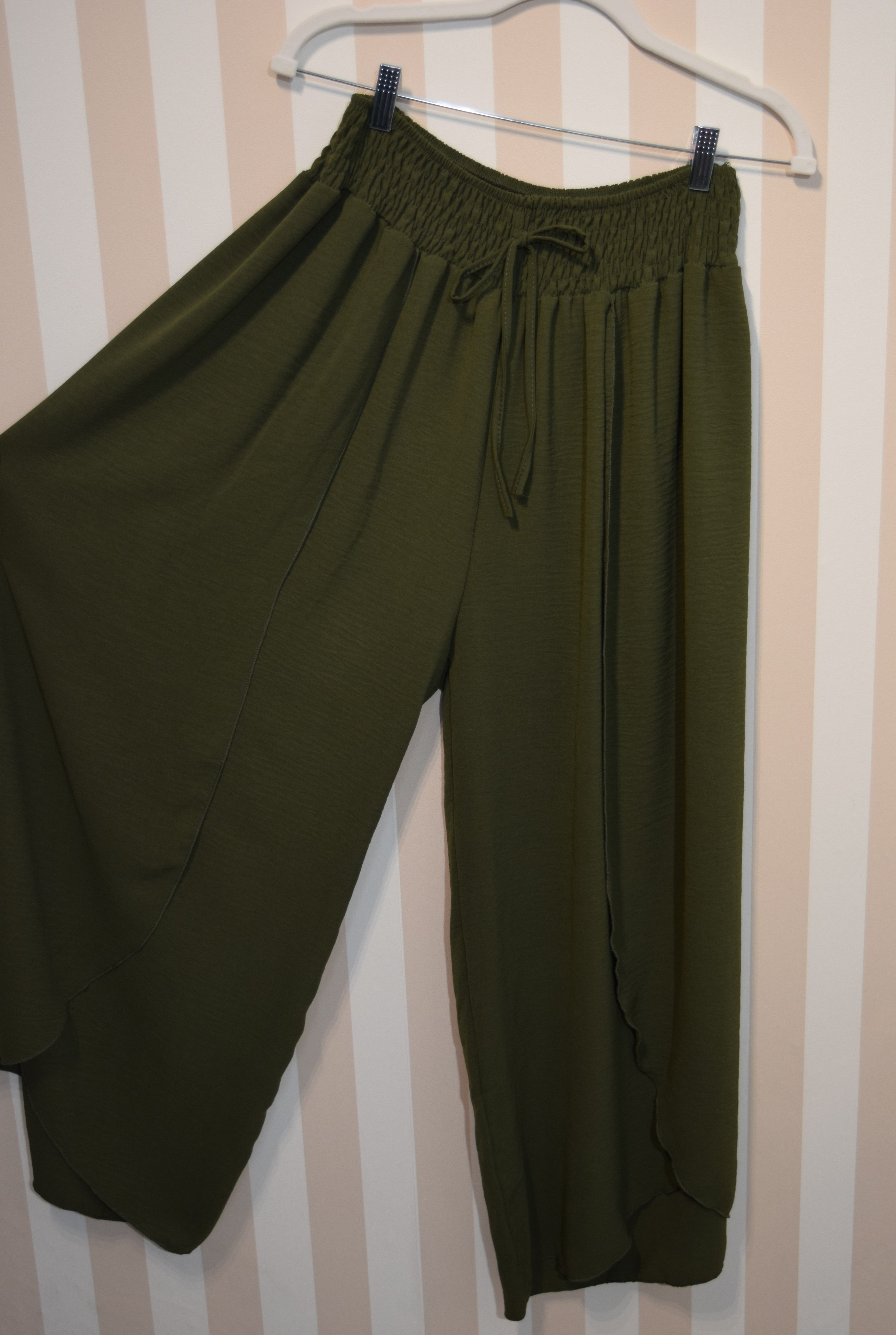 Pantalón vaporoso abierto Talla Grande