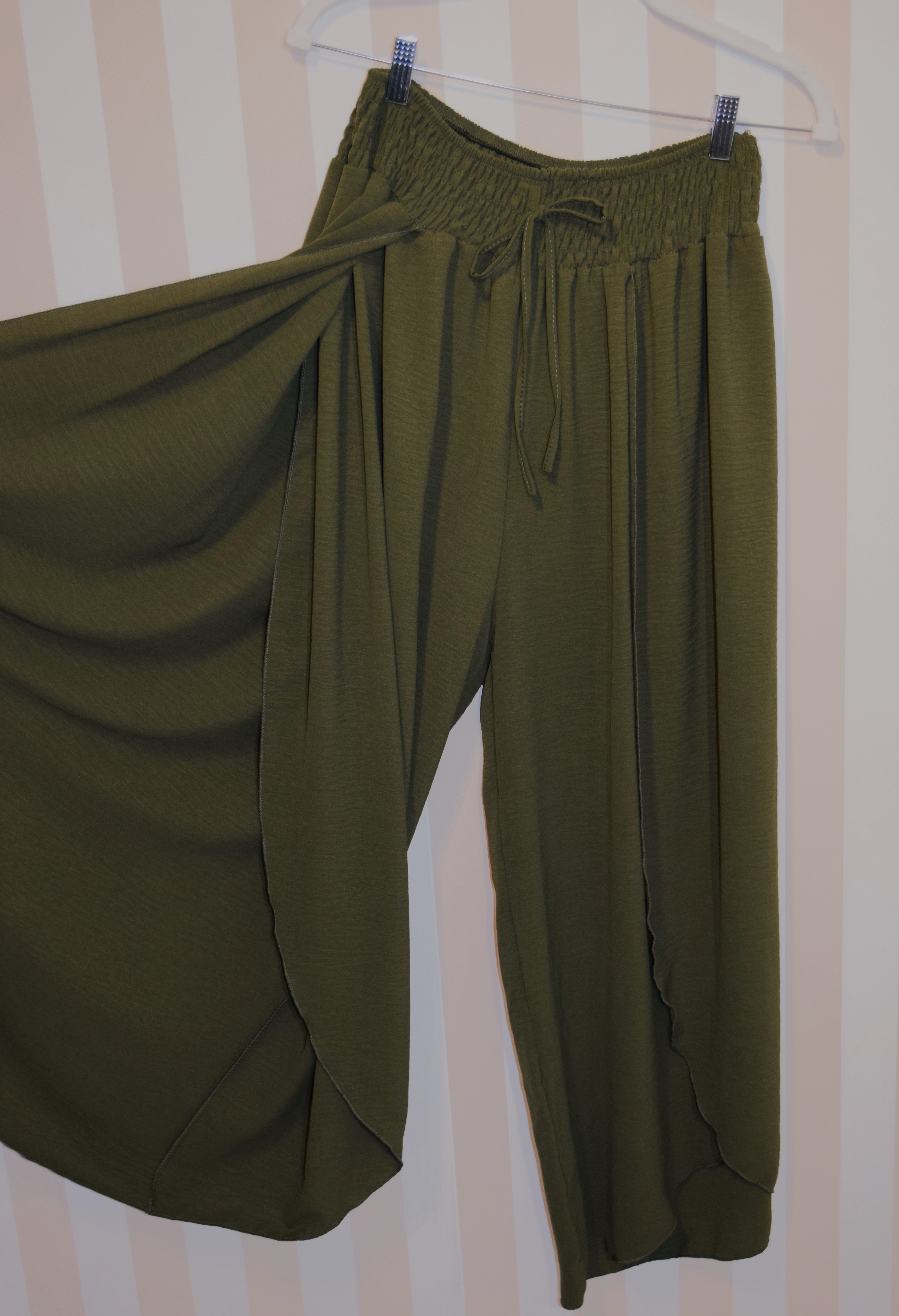 Pantalón vaporoso abierto Talla Grande