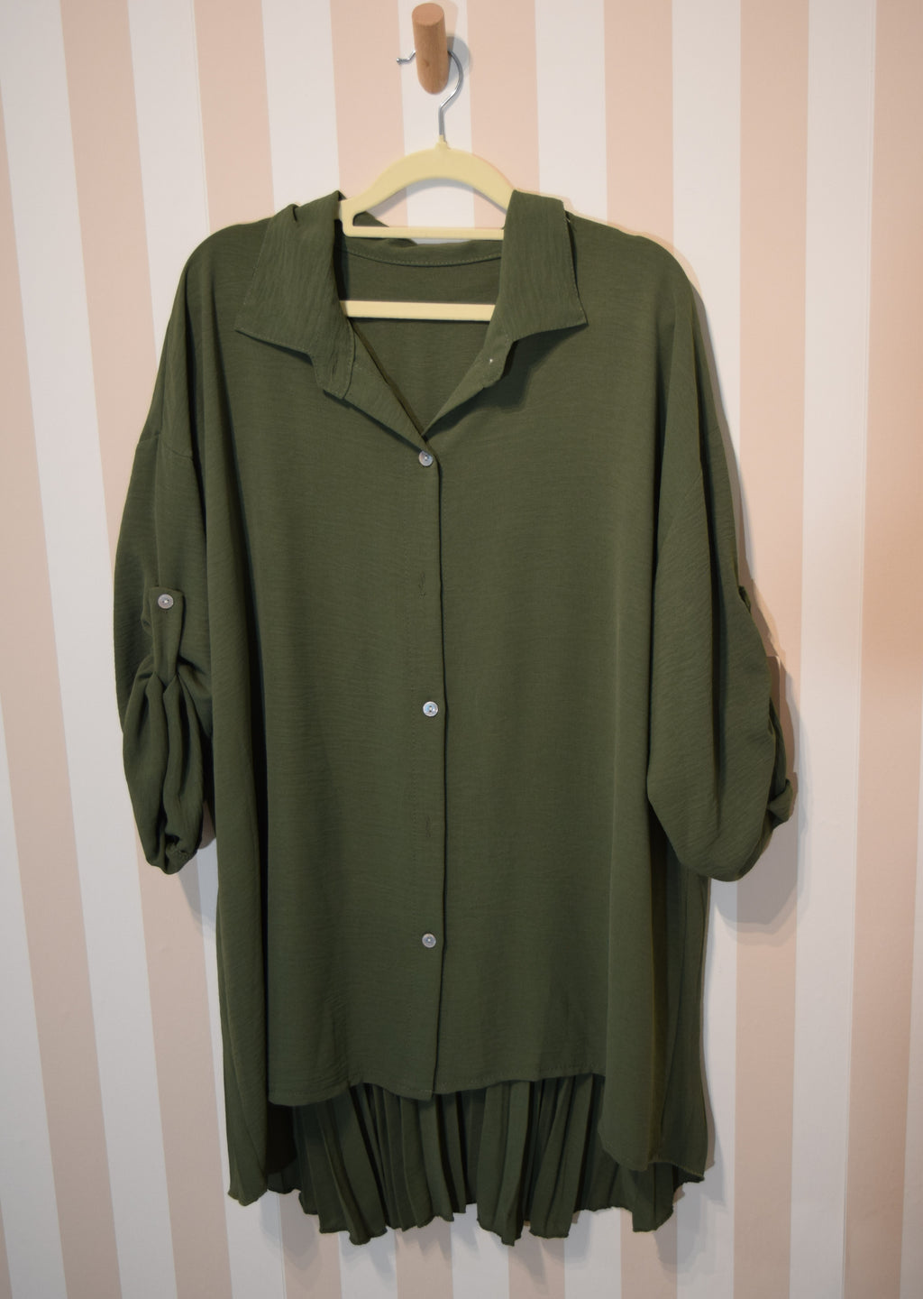 Camisa Tablas Talla Grande