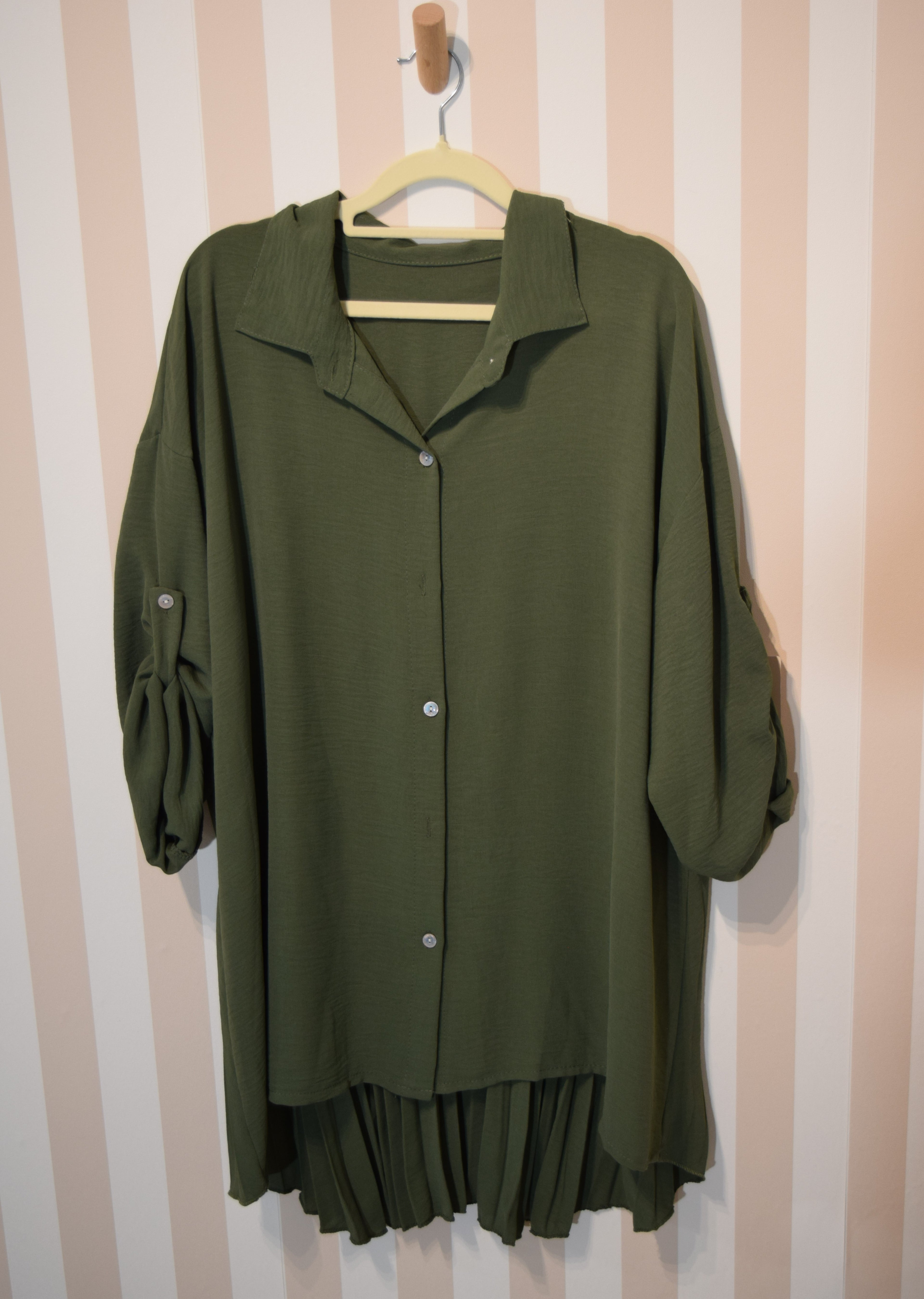 Camisa Tablas Talla Grande