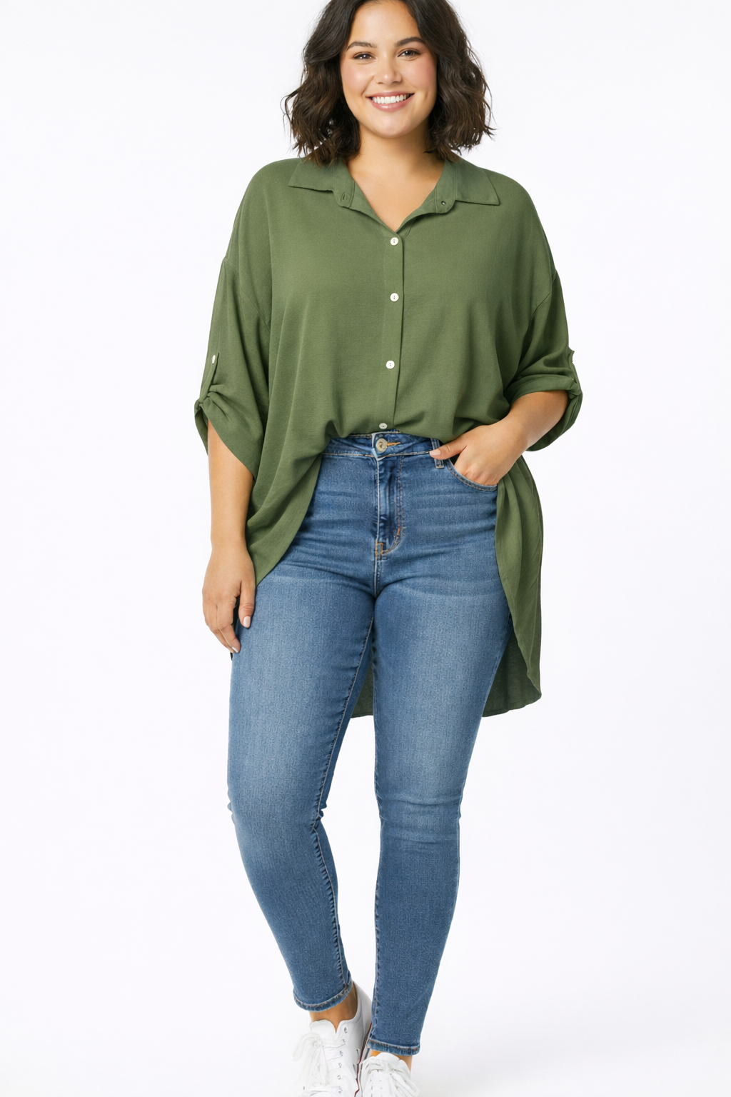 Camisa Tablas Talla Grande