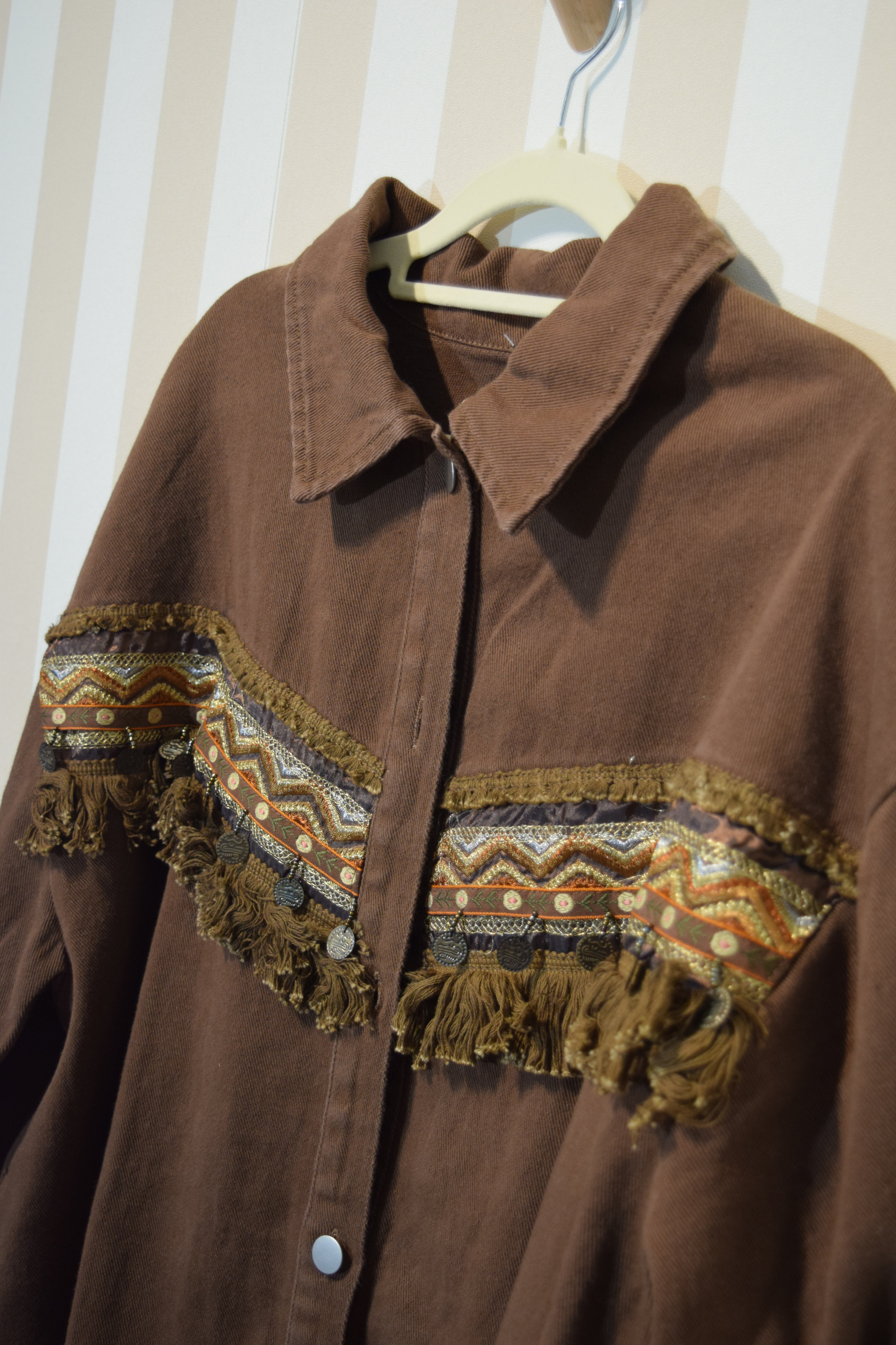 Chaqueta Tachuelas Talla Grande