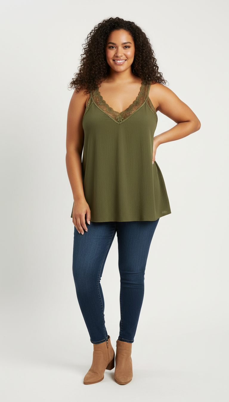 Top Lencero Talla Grande