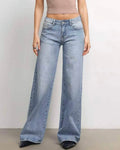 Pantalón Vaquero Pata Ancha Estrella