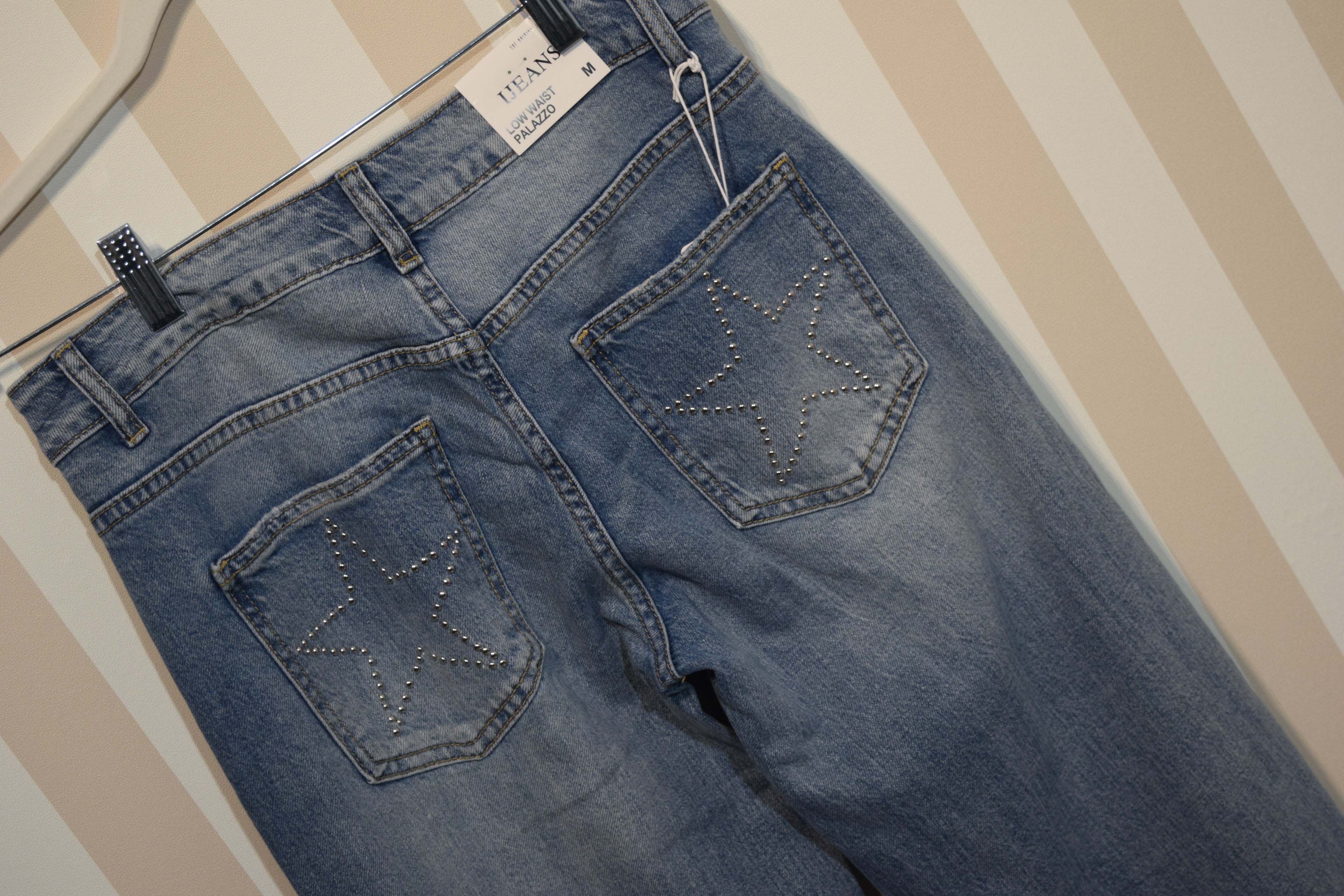 Pantalón Vaquero Pata Ancha Estrella