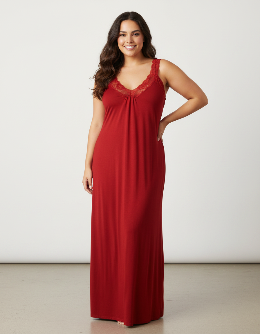 Vestido Lencero Talla Grande