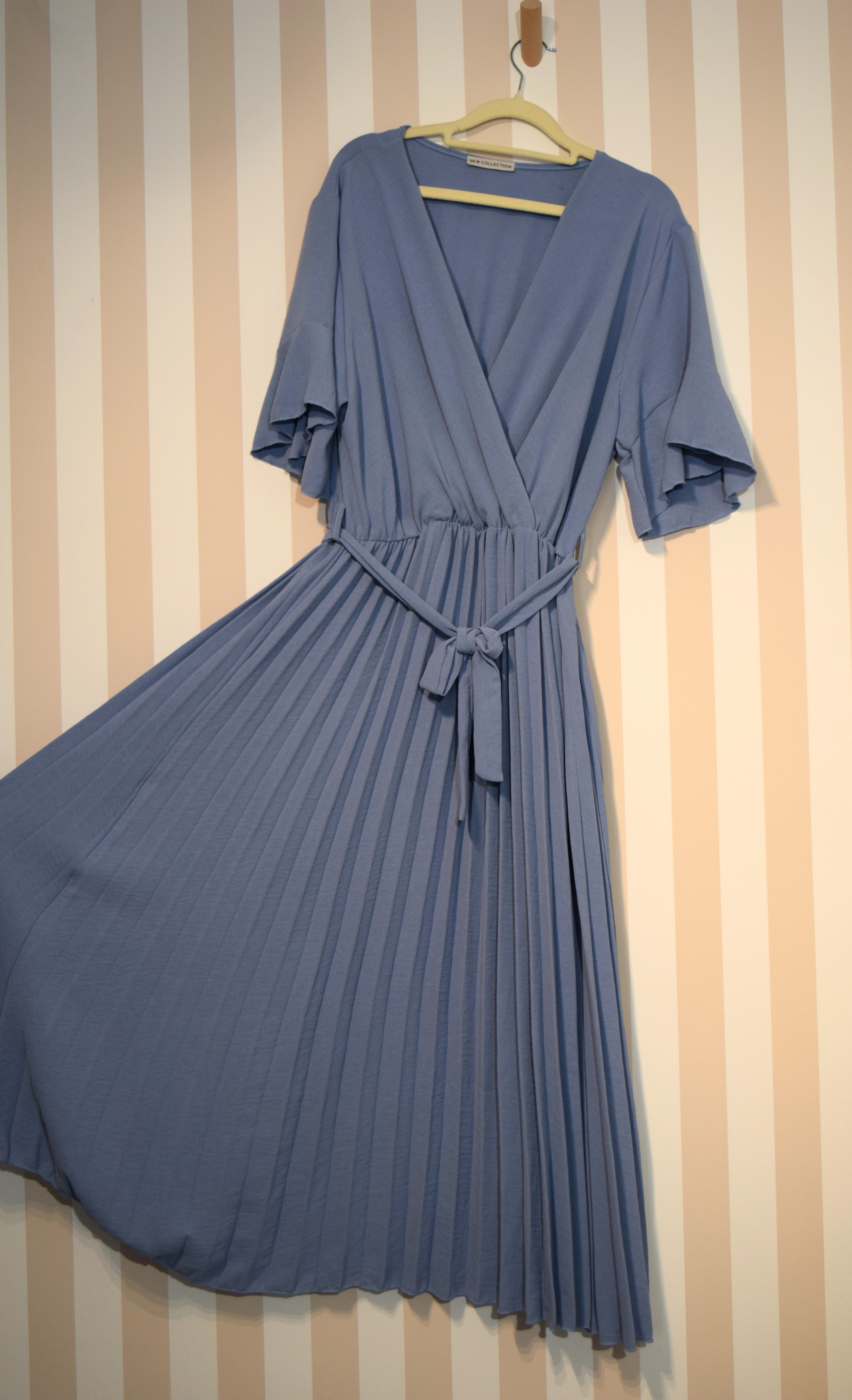 Vestido Tablas Talla Grande